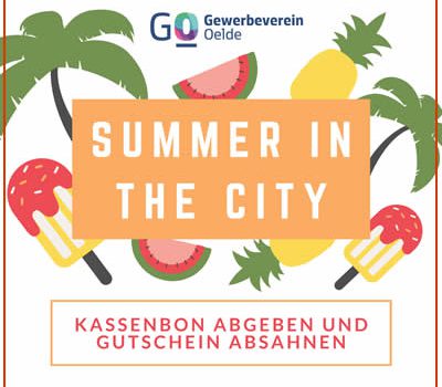 Mitmachen beim ‚Summer in the City‘ Gewinnspiel im August