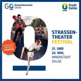 Straßentheater-Festival 21./22. Mai in Oelder Innenstadt
