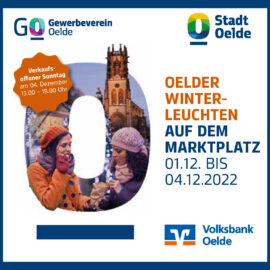 Weihnachtsmarkt „Winterleuchten“ 1. bis 4. Dez. Weihnachtsmarkt „Winterleuchten“ 1. bis 4. Dez.