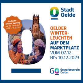 Oelder Winterleuchten 7. bis 10. Dez. Marktplatz Oelder Winterleuchten 7. bis 10. Dez. Marktplatz