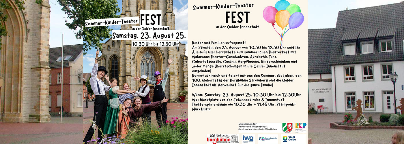 Kommt zum Kindertheaterfest
