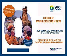 Oelder Winterleuchten  4. bis 7. Dez. auf dem Haver-Platz
